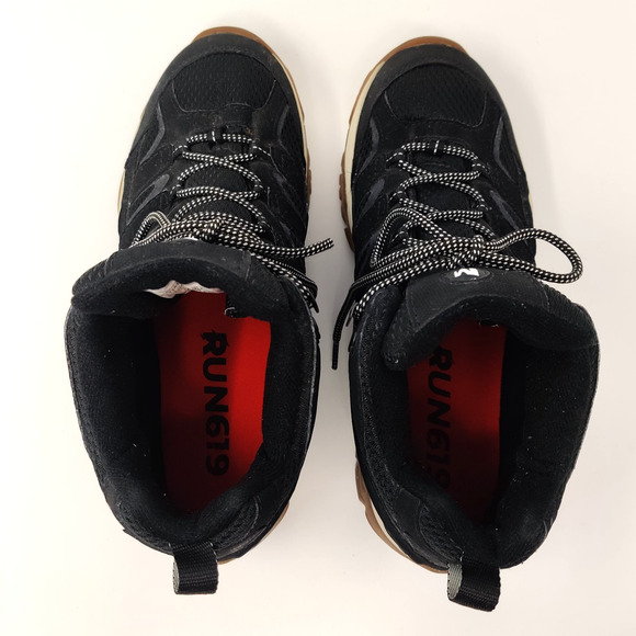 Merrell Moab Mid GTX Hiking Boots Mens Size 8 Black Comfort Durable Hike J035483